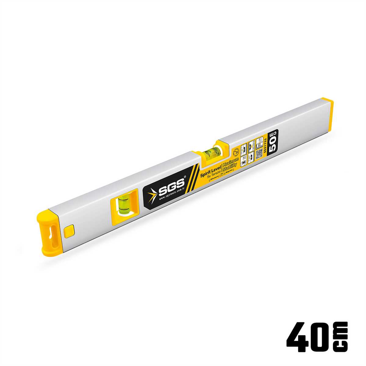 SGS Mıknatıslı Su Terazisi 40 cm (10/Paket)✓